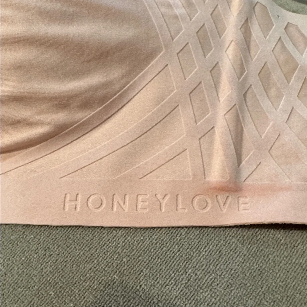 Honeylove  Bra v silhouette wireless sand sz Large - Picture 3 of 4